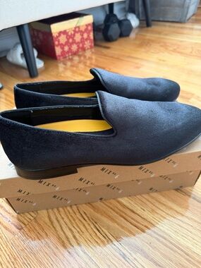 Mix No. 6 Black Velvet Slip-Ons